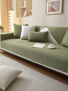 Herringbone Sherpa Living Room Sofa Cushion Cover With Anti-slip Design And Cat-scratch Prevention, 2023 New Upscale Sofa Cover For All Seasons