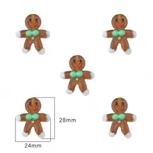 1入聖誕雪人、聖誕樹、聖誕老人玻璃珠,適合節日裝飾、派對裝飾、家居裝飾、diy手工裝飾,製作手鍊項鍊珠寶工藝品 - 彩色 - 查看 8