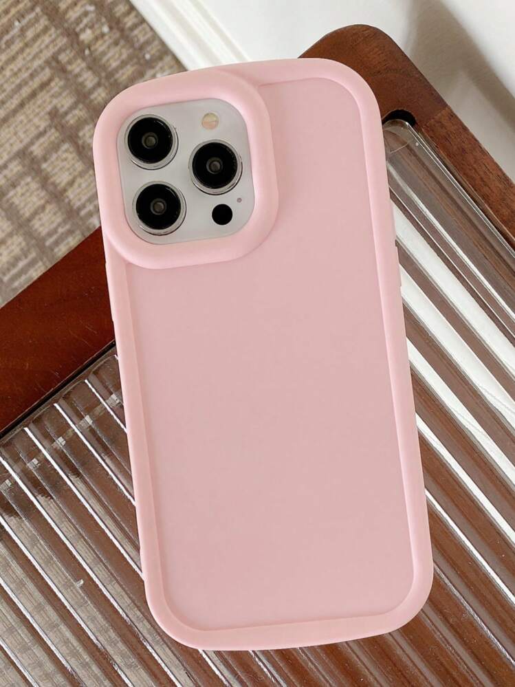 シンプル つや消し ピンク スマホケース , 耐衝撃 ソフト 保護カバー