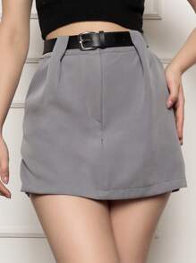 Women Skirts - Grey - View 5