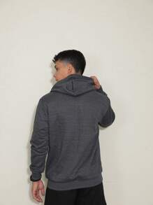 Men Sweatshirts - 深灰色 - 查看 1