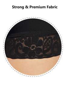 Black 1pc Shapewear For Women Tummy Control Body Shaper Zipper Open Bust Bodysuit