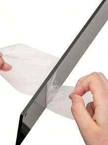 1pc Acrylic DIY Trapezoid Display And Storage Rack,For Holiday Beach, Bathroom Collection, Bedroom Collection, Large Capacity - Black and White - View 5