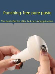 1入組矽膠門挡、矽膠無痕門挡,適用於浴室廚房,防撞門挡