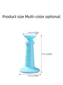 1入組矽膠門挡、矽膠無痕門挡,適用於浴室廚房,防撞門挡