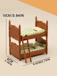 1:12森林家庭蒙特梭利廚房相容迷你娃娃屋廚房配件家具模擬沙灘車甜車浴室廚房客廳玩具娃娃diy娃娃屋配件可動公仔玩具款式和顏色隨機生日禮物彩盒包裝運輸過程中容易損壞 - 無色 - 查看 2