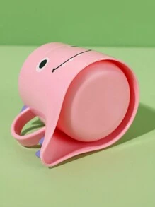 1pc Kids' Water Cup With Cartoon Dinosaur Design, Pink, Lovely And Suitable For Daily Use At Home, 260ml - Pink - View 6