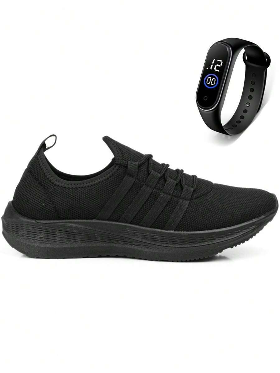 Men Sneakers - 黑色 - 查看 1
