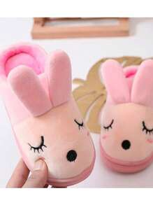 Pantuflas Zapatillas Para Niña Suaves Comodas Para Estar En Casa Sandalias - Rosa - Ver 4