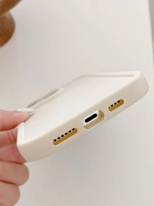 Funda De Teléfono Simple De Color Blanco Mate, Cubierta Protectora Suave A Prueba De Golpes Compatible Con Apple Iphone - Blanco - Ver 7