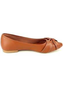 Women Flats - Camel - View 2