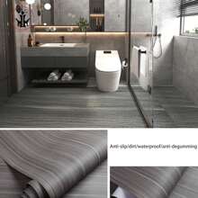 浴室防水自黏式牆貼地板貼紙牆紙,廁所瓷磚貼紙,廁所裝修裝飾用品材料 - 彩色 - 查看 10