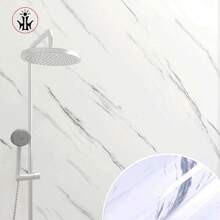 浴室防水自黏式牆貼地板貼紙牆紙,廁所瓷磚貼紙,廁所裝修裝飾用品材料 - 彩色 - 查看 5