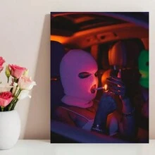 1入組畫布畫,復古女性海報,適用於客廳、廚房、牆藝、房間裝飾,不含相框 - 彩色 - 查看 4