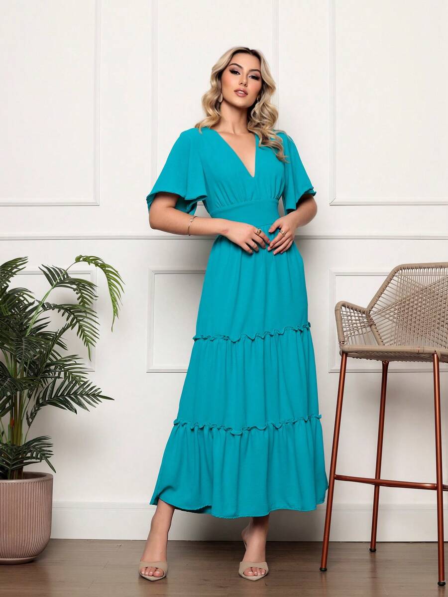 Women Dresses - 藍色 - 查看 1