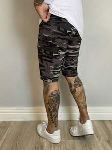 Men Denim Shorts - 彩色 - 查看 5