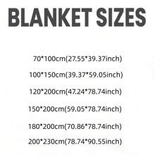 1pc Solid Color Polyester Fiber Multi-use Blanket, Suitable For Office Nap, Living Room Sofa, Bedding, Single/double/extra Large Size - White - View 2
