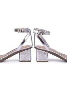 Domidona Women Heeled Sandals - Bạc - Xem 7
