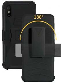 Funda Uso Rudo Con Clip Para Xiaomi Redmi 9A - Negro - Ver 5
