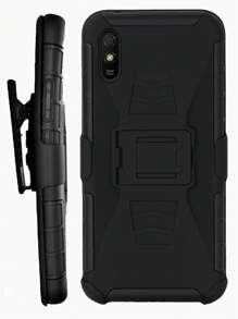 Funda Uso Rudo Con Clip Para Xiaomi Redmi 9A - Negro - Ver 2