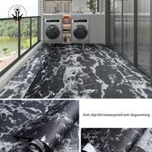 浴室防水自黏式牆貼地板貼紙牆紙,廁所瓷磚貼紙,廁所裝修裝飾用品材料 - 彩色 - 查看 11