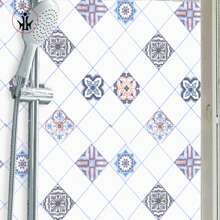 浴室防水自黏式牆貼地板貼紙牆紙,廁所瓷磚貼紙,廁所裝修裝飾用品材料 - 彩色 - 查看 4