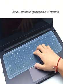 2pcs Universal Silicone Keyboard Cover For 13-17 Inch Desktop Pc Computer Keyboard - Purple - View 6