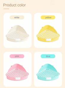 貓兔形小動物迷你糞便垃圾箱 - 彩色 - 查看 6