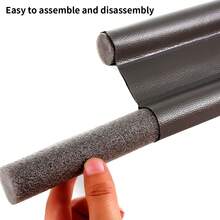 1套門底密封條隔音門窗縫橡膠條門縫氣流阻擋貼紙門縫防塵防風條