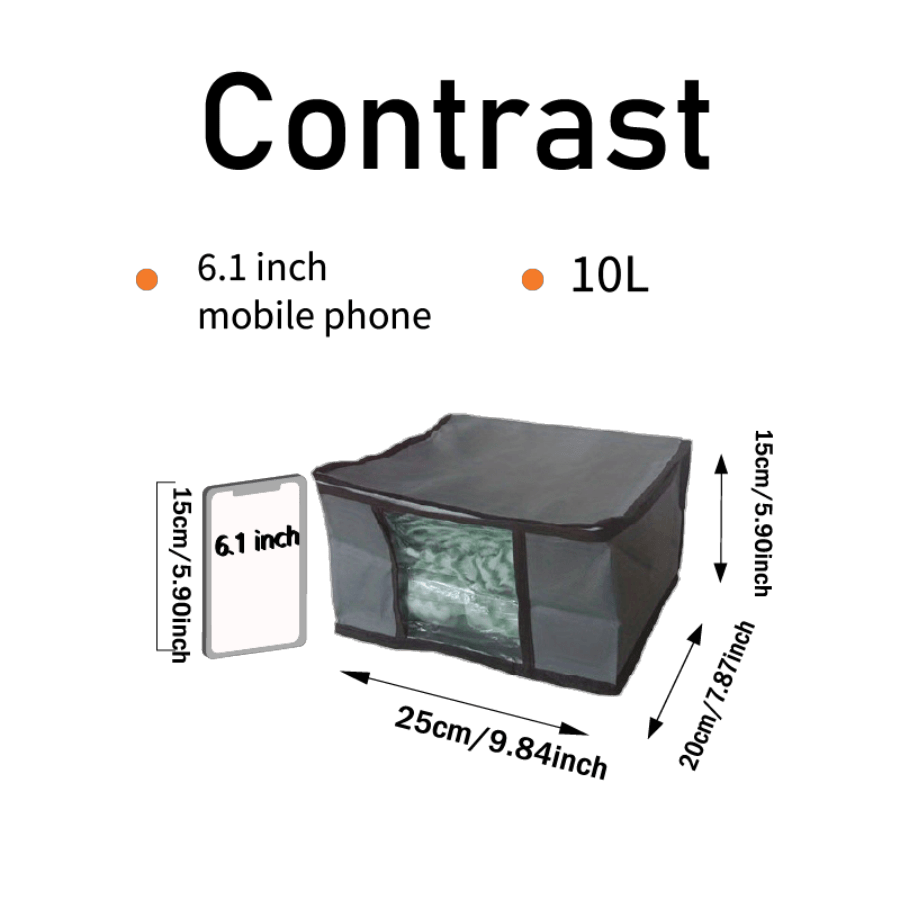 1 pc Professional Red Gingham Garment Storage Bag Easy Moving