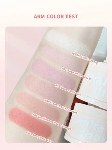 kakashow Matte Tender Pink Shade Cheek Blush With Applicator, Long Lasting
