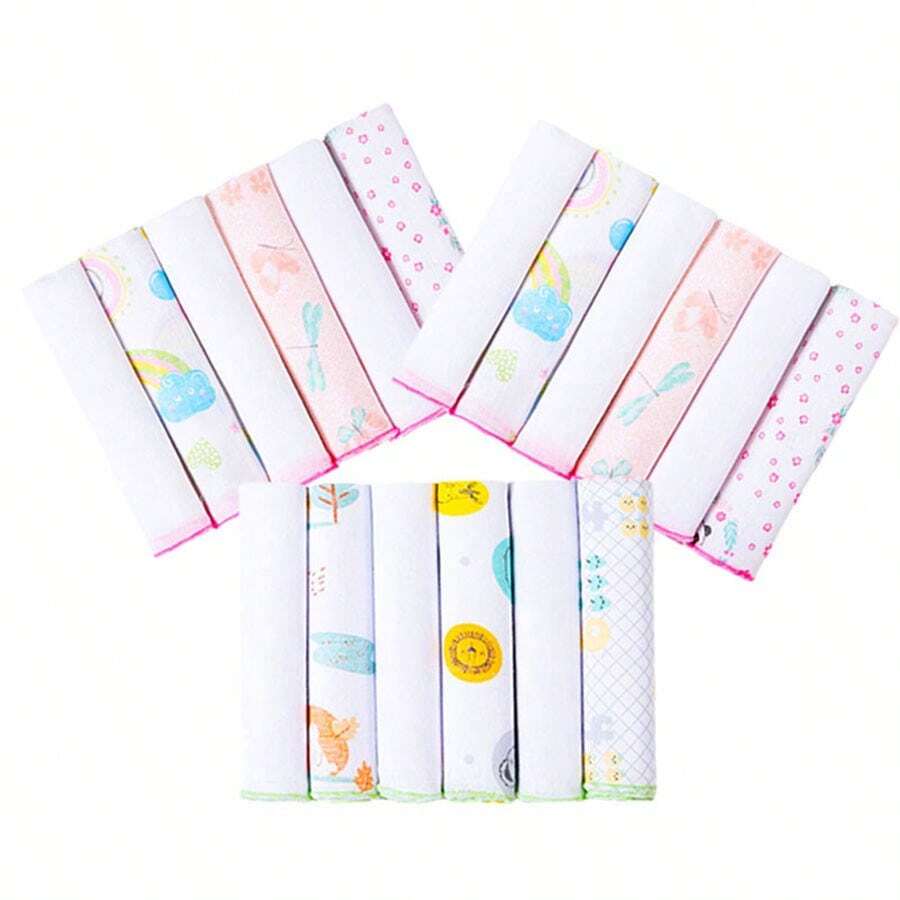 Baby Bibs - 紅白色 - 查看 1