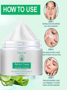5g/15g/30g/50g/trstay視黃醇面霜抗老化保濕霜,2.5%活性視黃醇和透明質酸 - 彩色 - 查看 2