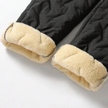Thickened & Thermal Lined Relaxed Fit Warm Pants For Men, Winter