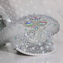 Gorgeous 30th birthday hat Handmade hat party accessories - White - View 1