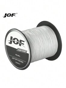 JOF 品牌 X4 钓鱼线 4 股编织 300 米升级版强力编织 PE 线适用于海水钓鱼 15-80 磅随机发货 - 淺灰色 - 查看 2