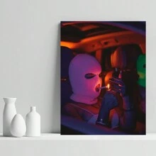 1入組畫布畫,復古女性海報,適用於客廳、廚房、牆藝、房間裝飾,不含相框 - 彩色 - 查看 5