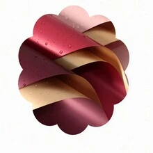 10/20張防水金色花紋禮品包裝紙 - 適用於派對和常規禮品包裝 - 淺綠+金 - 查看 3