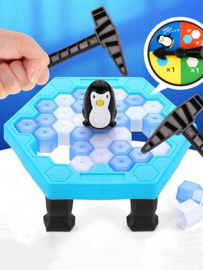 Bryta isen och rädda pingvinen Barns logik tänkande och pussel Förälder-barn-interaktionsfest Multiplayer-spel