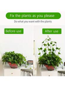 10入組家庭綠色植物攀爬牆固定器,無痕自粘式線修剪器 - 白色 - 查看 5