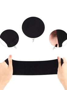 2pcs/Set Pressure Shaping Sports Yoga Arm Compression Sleeves Gym Gym Accessories Coderas - Black - View 7