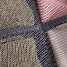 1 内衣内衣收纳袋，家用悬挂袜子收纳袋，衣柜内衣文胸双面收纳袋沙滩包沙滩必需品沙滩巾收纳袋沙滩配件沙滩用品度假包夏季度假必需品学校收纳袋教师收纳袋悬挂式衣柜收纳袋组织和收纳收纳袋储物容器壁橱储物衣柜收纳袋悬挂式衣柜收纳袋卧室宿舍必需品用于收纳袜子、裤子、牛仔裤、 T 恤、连衣裙 - 灰色 - 查看 7