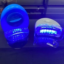 1 件装 LED 蓝光牙齿美白灯，牙齿健康牙齿美白灯，LED 小型蓝光美白设备 - 白色 - 查看 3