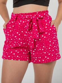 Women Shorts - Màu Hồng Tươi - Xem 3