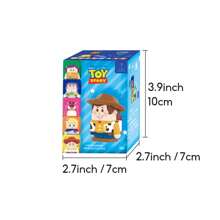 Miniso 皮克斯動畫風格正方形主題角色裝飾擺飾，生日禮品家居擺件盲盒，14歲以上 - 淺藍色 - 查看 11