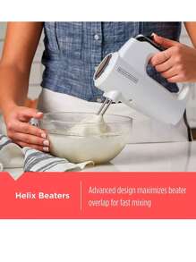 Batidora De Inmersión De Mano 5 Vel Marca Black+decker Helíx Performance Turbo - Blanco - Ver 11