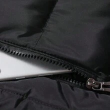 男士戶外運動休閒背心夾克,健身服男士 - 黑色 - 查看 3