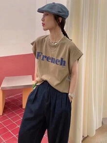 Women Knit Tops - Marrón - Ver 3