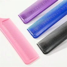 Professional Pointed Tail Hair Comb Anti-Static Hair Dye Brush Barber Steel Needle Comb Salon Hairdresser Barber Accessories,Hair Tools,Hair Products And Accessories For Barber Salon Beauty Travel Essentials