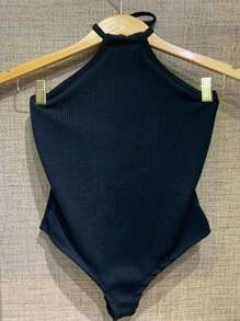 Body ana ruga frente única canelado